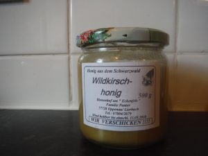 Wild cherry honey