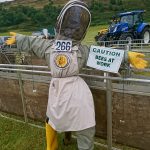Kinross Agricultural Show, 2017 Scarecrow competition This entry was from Claire Paton, Dunfermline Beekeepers She came 2nd