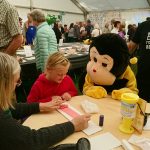 Scottish National Honey Show, 2017. The bee is Ruth Irons, Fife Beekeeper
